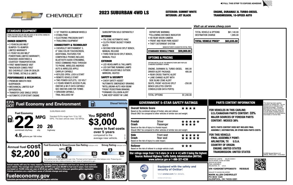 2023 Chevrolet Suburban Image 11