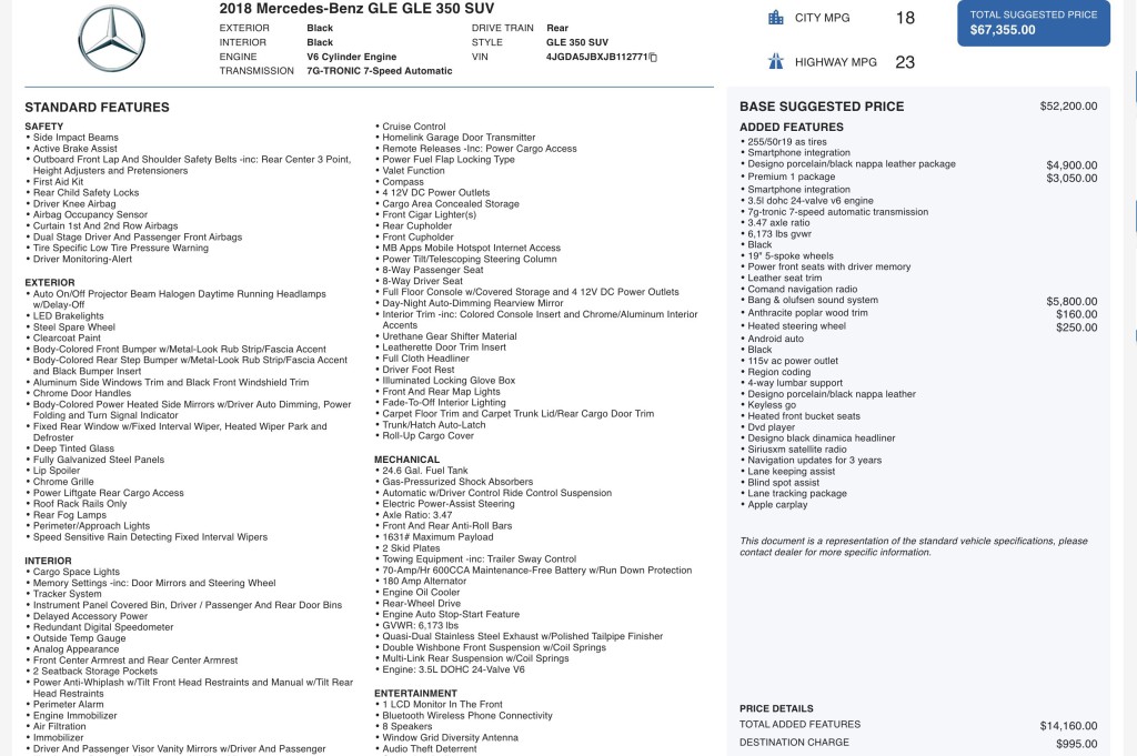 2018 Mercedes-Benz GLE-Class Image 11