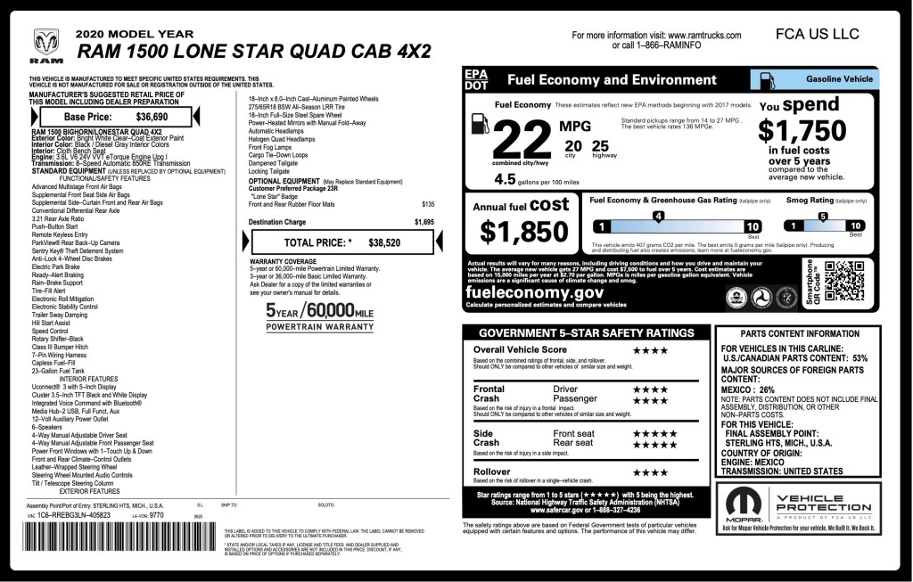 2020 RAM 1500 Image 7