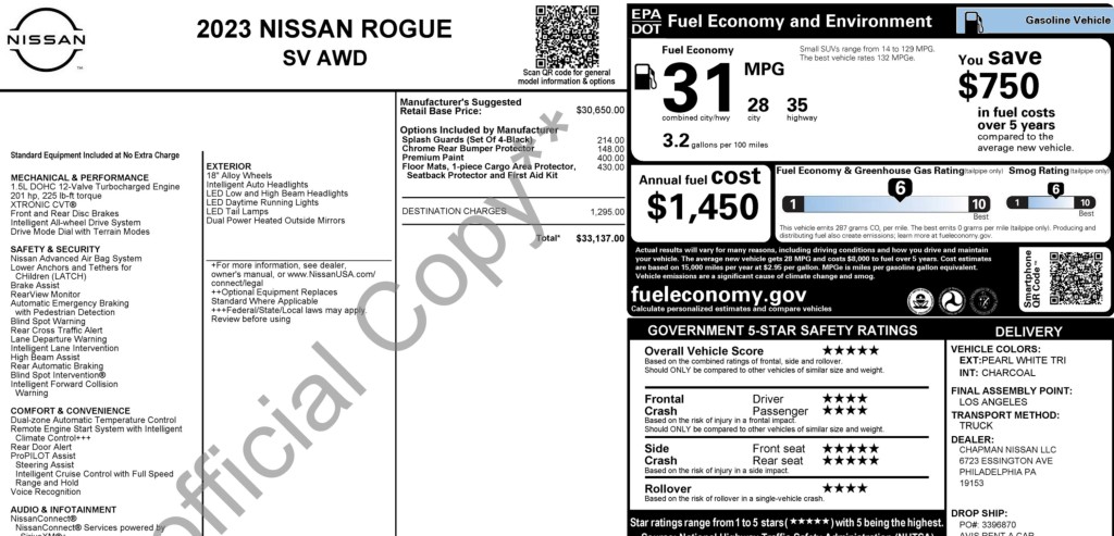 2023 Nissan Rogue Image 3