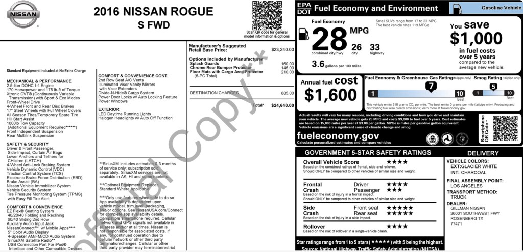 2016 Nissan Rogue Image 11