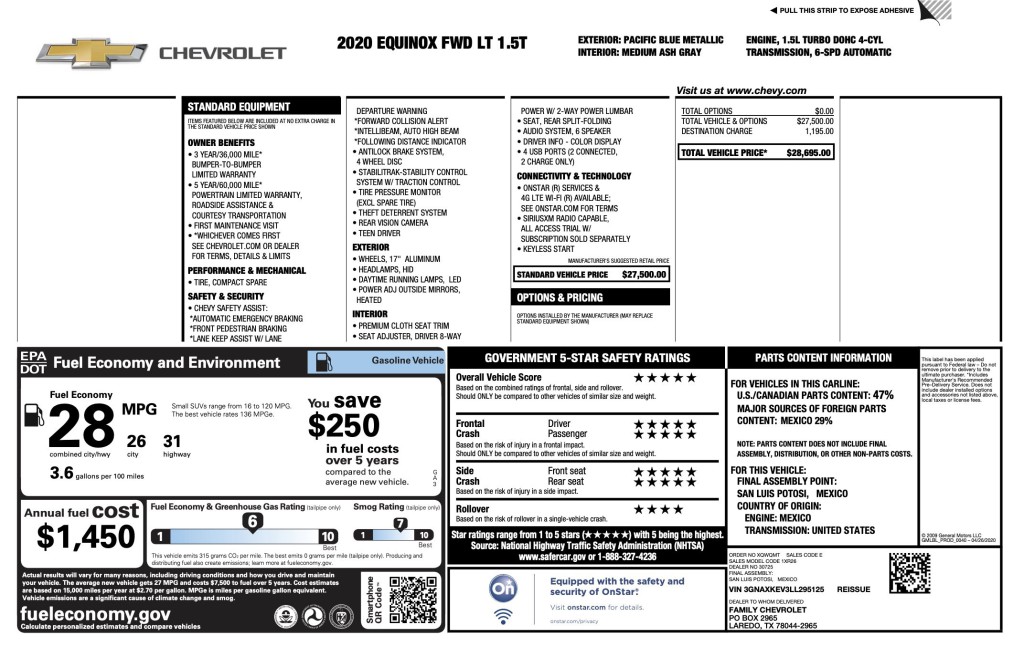 2020 Chevrolet Equinox Image 3