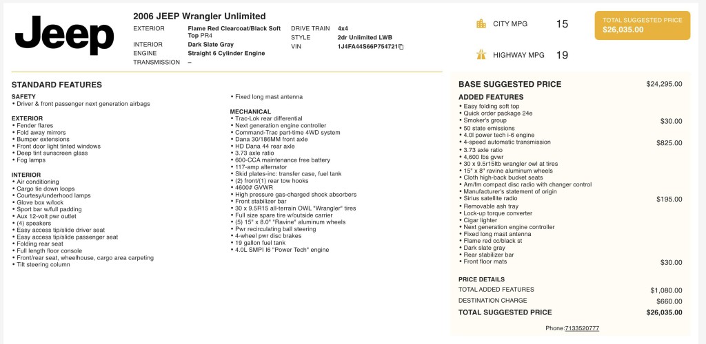 2006 Jeep Wrangler Image 7