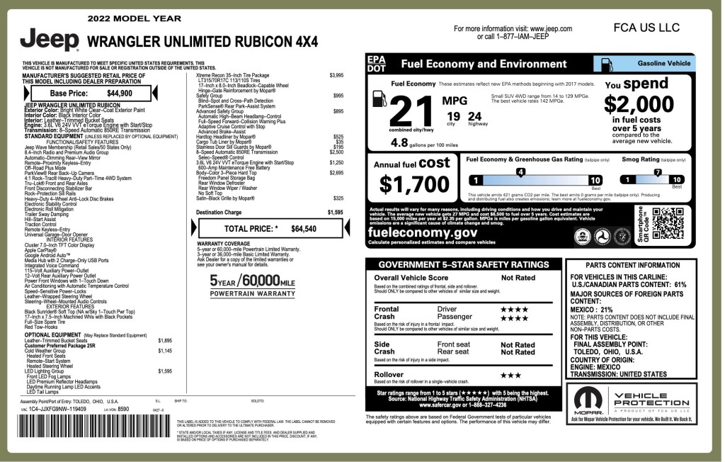 2022 Jeep Wrangler Image 11