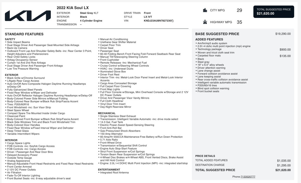 2022 Kia Soul Image 7