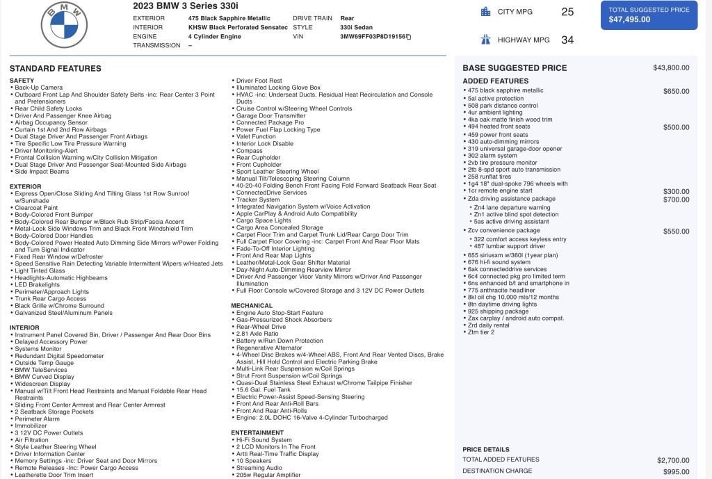 2023 BMW 3 Series Image 7