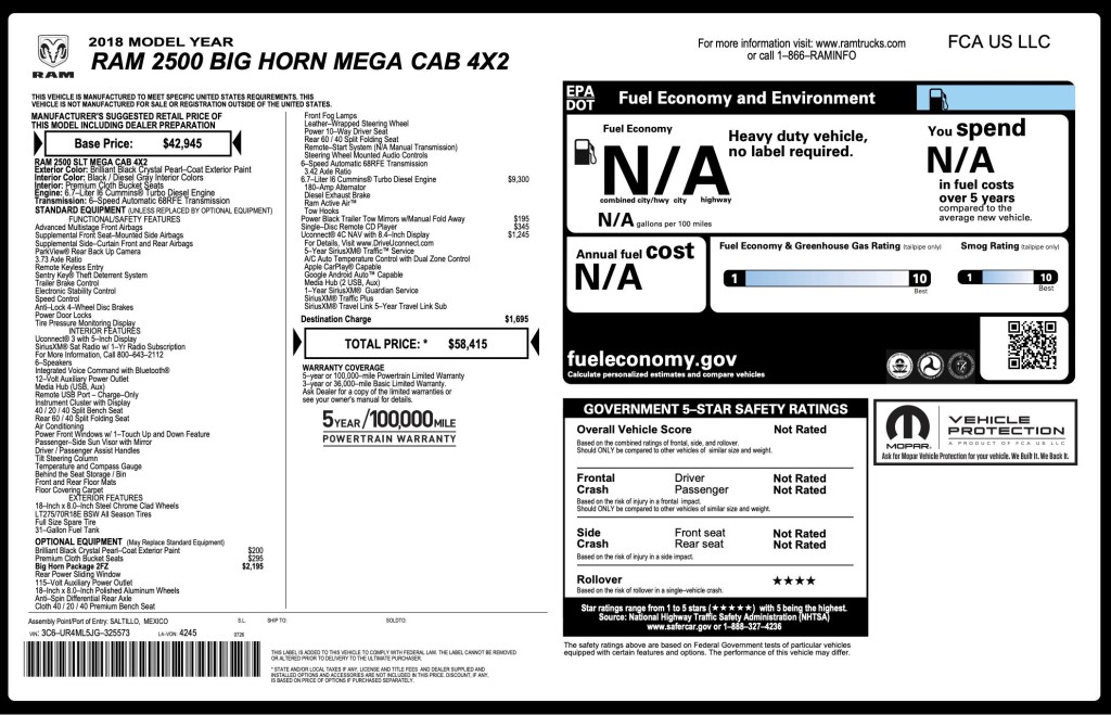 2018 RAM 2500 Image 3