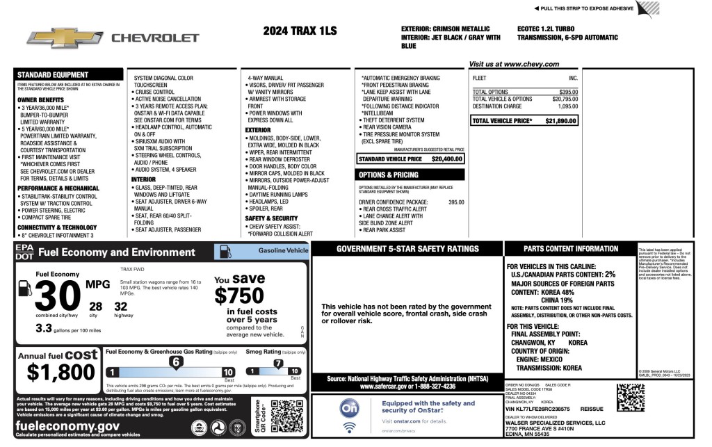 2024 Chevrolet Trax Image 11