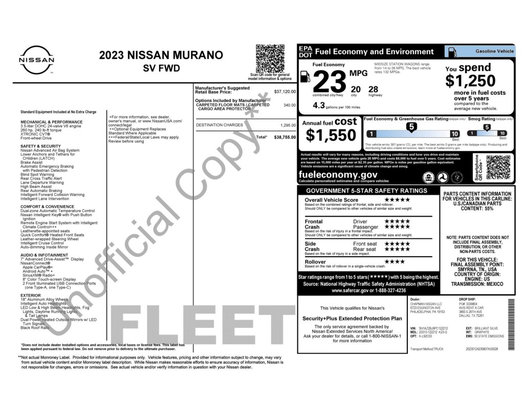 2023 Nissan Murano Image 10