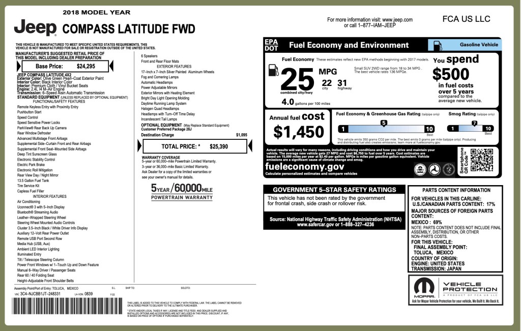 2018 Jeep Compass Image 3