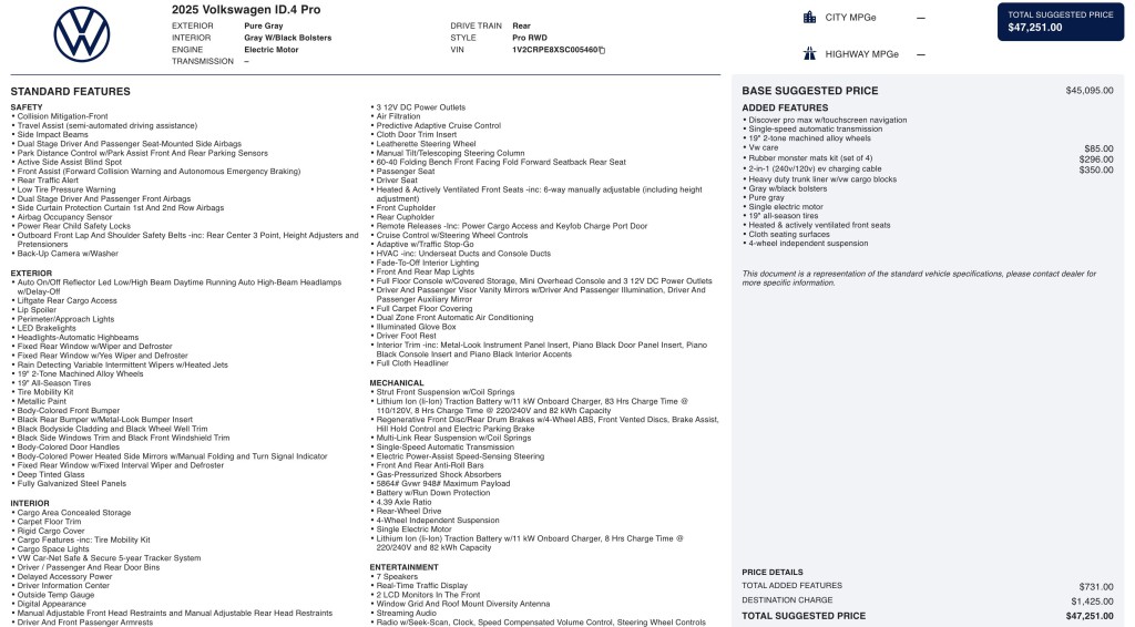 2025 Volkswagen Id.4 Image 11