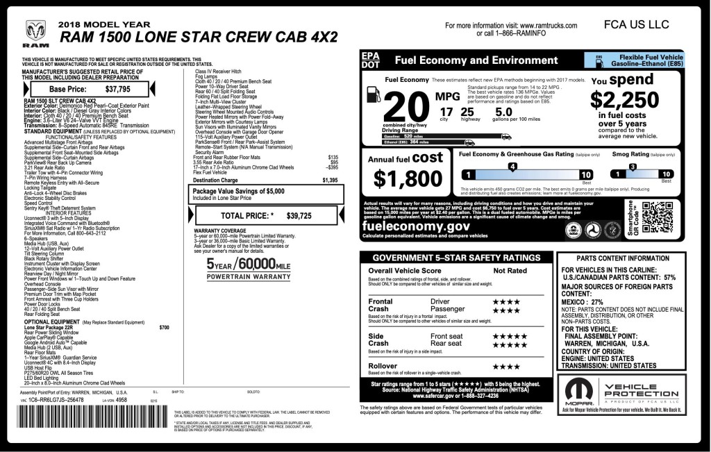 2018 RAM 1500 Image 7