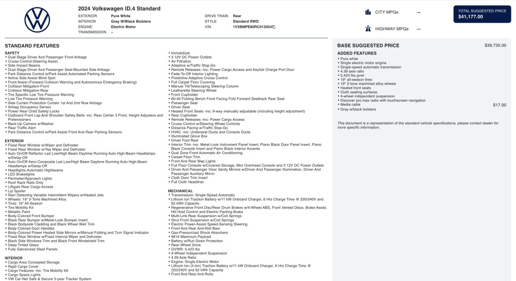 2024 Volkswagen Id.4 Image 3
