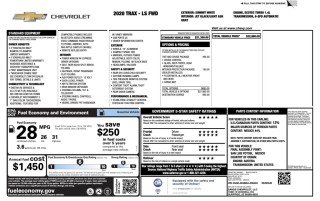 Image for 2020 Chevrolet Trax LS ID: 6966888