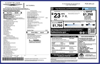 Image for 2020 Chrysler 300 Touring L ID: 6966890