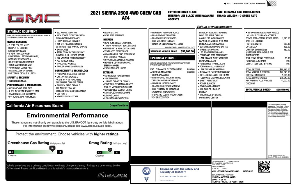 2021 GMC Sierra 2500 Image 3