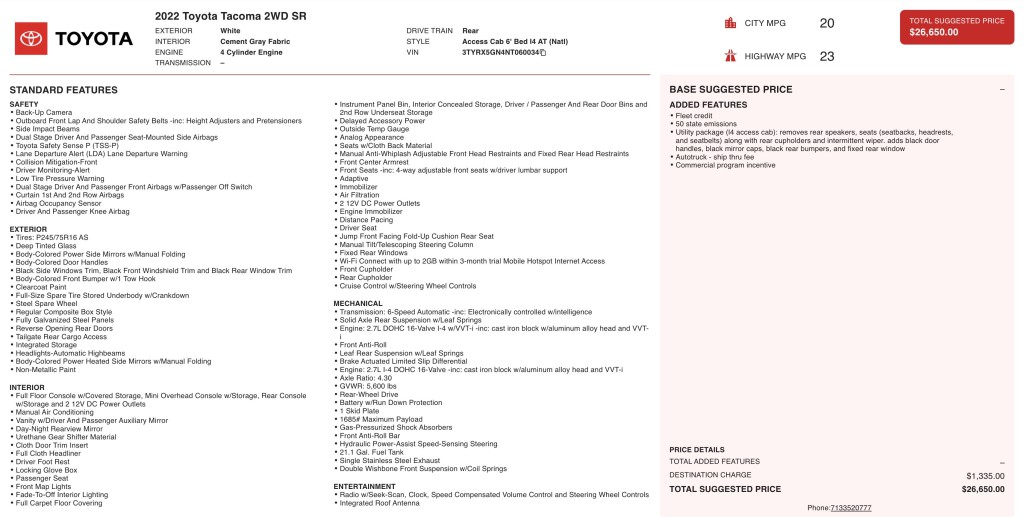 2022 Toyota Tacoma Image 11