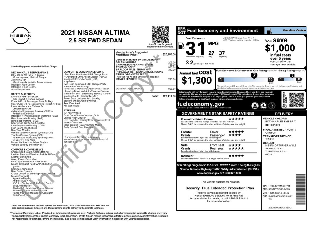 2021 Nissan Altima Image 11