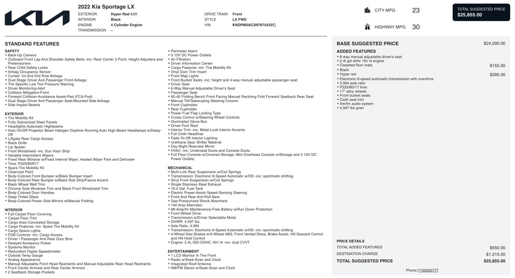2022 Kia Sportage Image 3