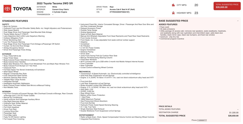2022 Toyota Tacoma Image 11