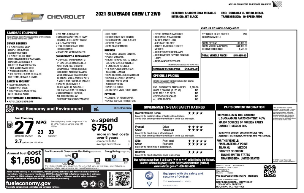 2021 Chevrolet Silverado 1500 Image 11