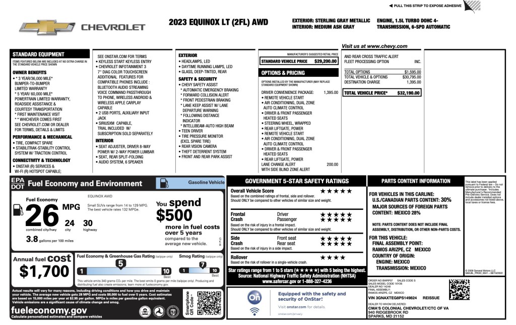 2023 Chevrolet Equinox Image 6