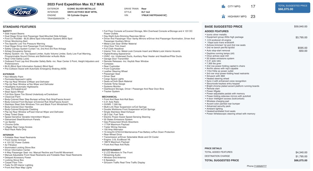 2023 Ford Expedition Image 3