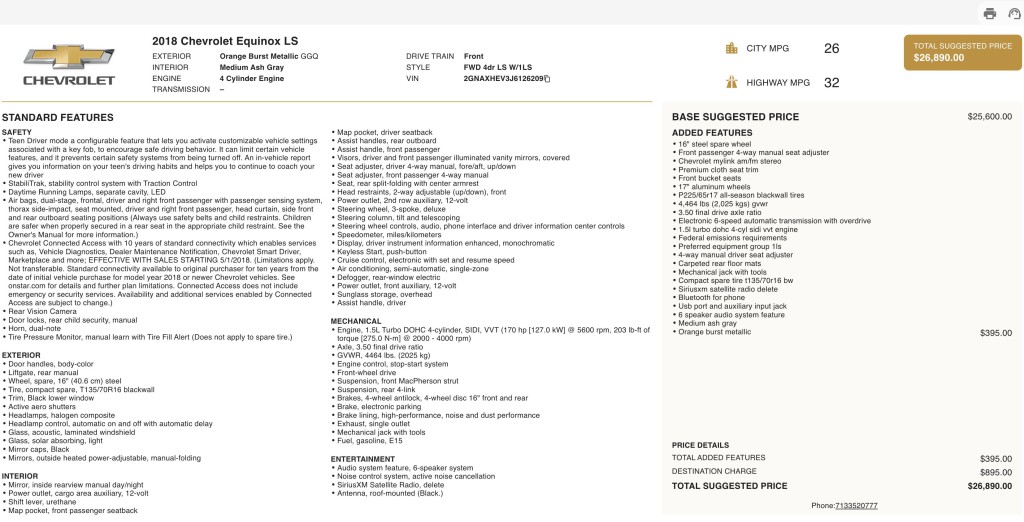 2018 Chevrolet Equinox Image 11