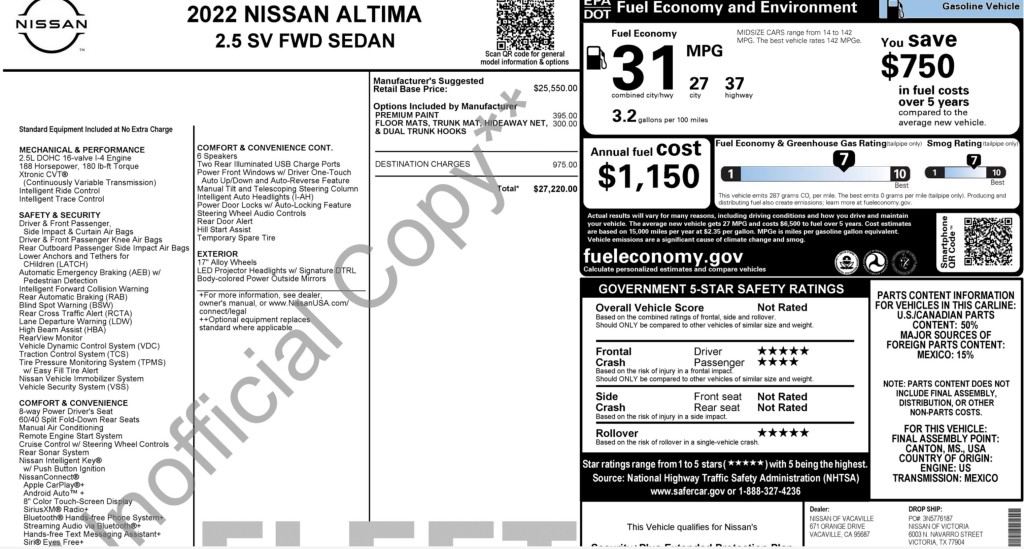 2022 Nissan Altima Image 11