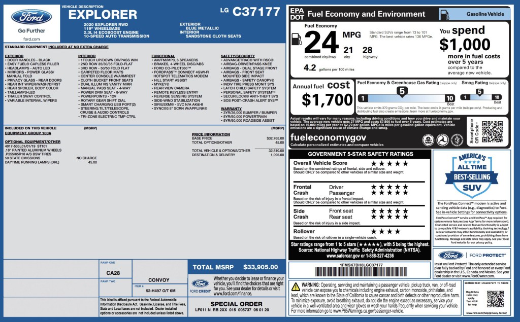 2020 Ford Explorer Image 6