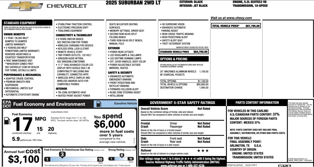 2025 Chevrolet Suburban Image 6