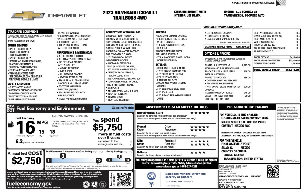 2023 Chevrolet Silverado 1500 Image 3