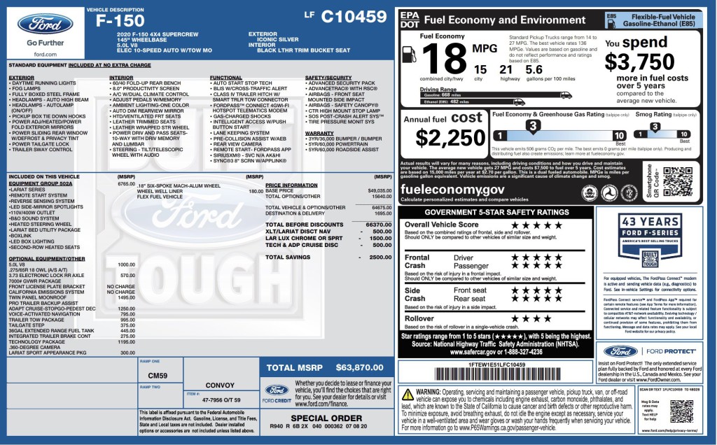 2020 Ford F-150 Image 3