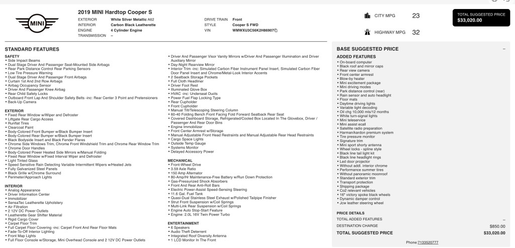 2019 MINI Cooper Image 6