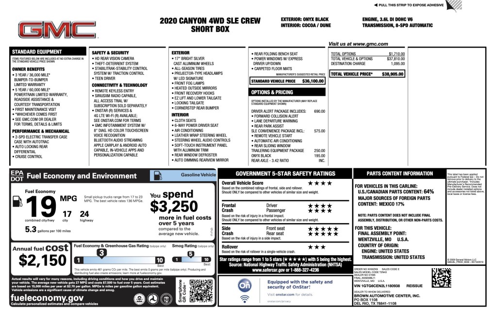 2020 GMC Canyon Image 3