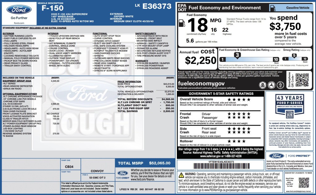 2020 Ford F-150 Image 3