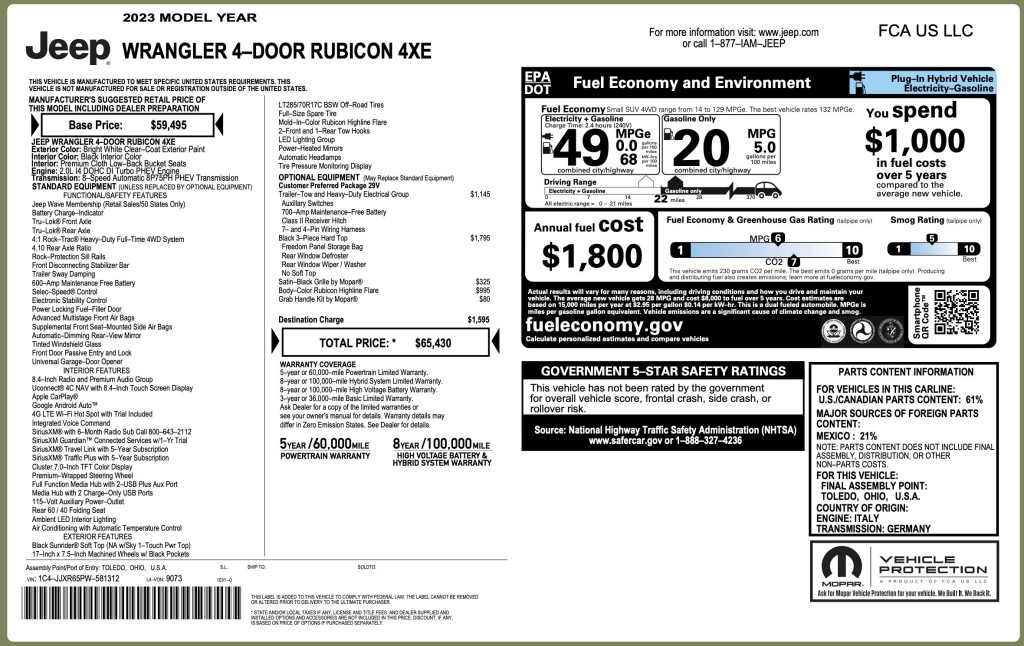 2023 Jeep Wrangler Image 6