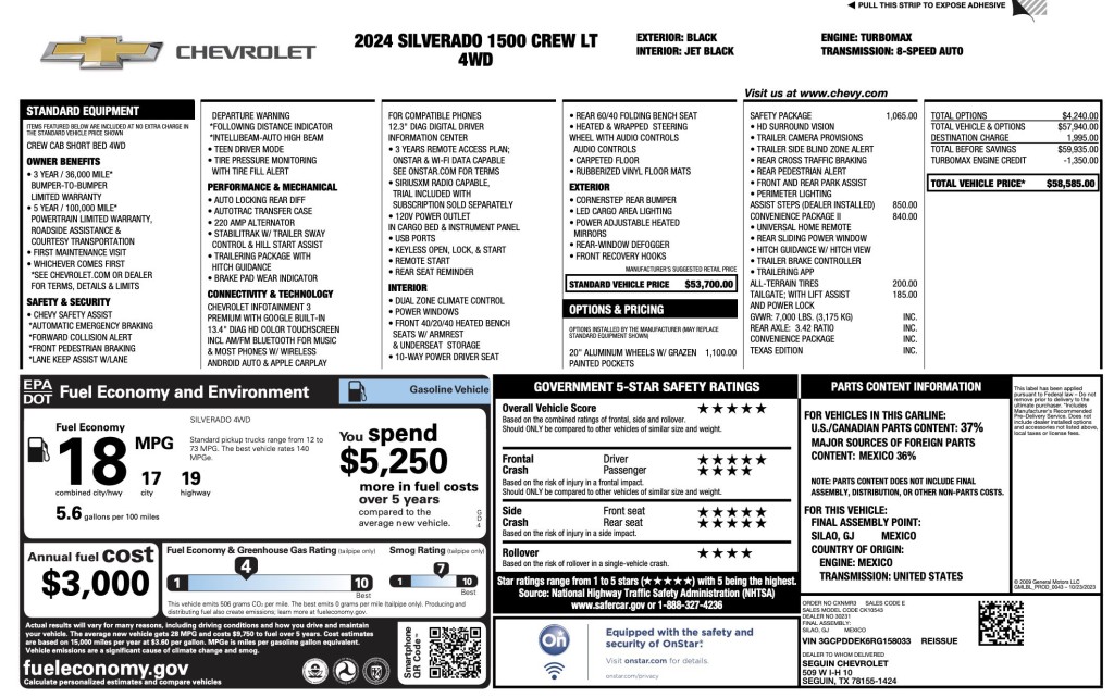 2024 Chevrolet Silverado 1500 Image 3