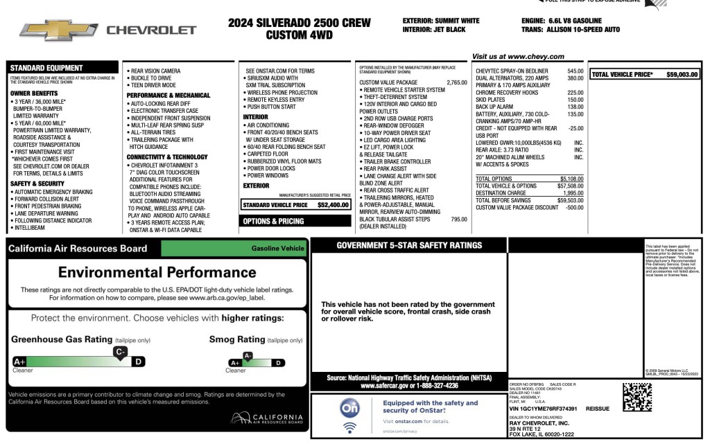 2024 Chevrolet Silverado 1500 Image 3