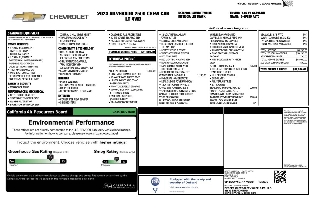 2023 Chevrolet Silverado 1500 Image 3