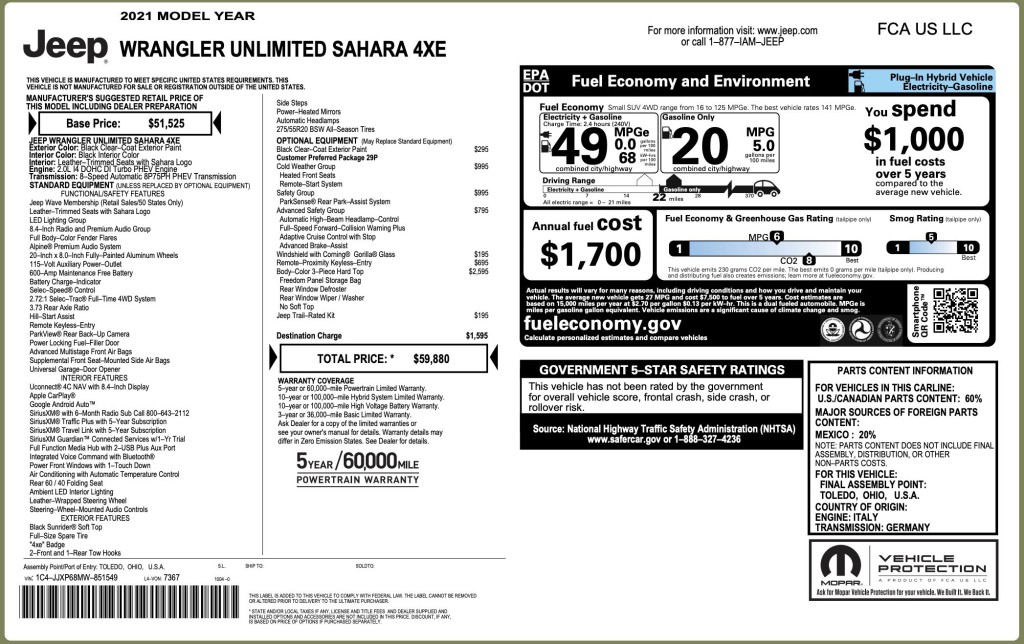 2021 Jeep Wrangler Image 6