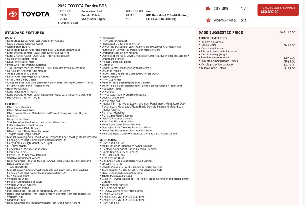 2022 Toyota Tundra Image 6