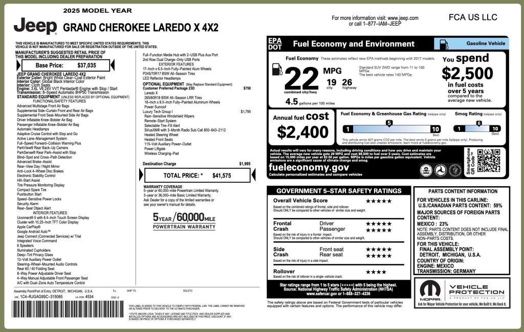 2025 Jeep Grand Cherokee Image 6