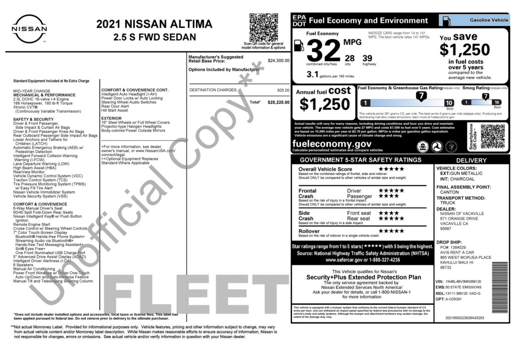 2021 Nissan Altima Image 6