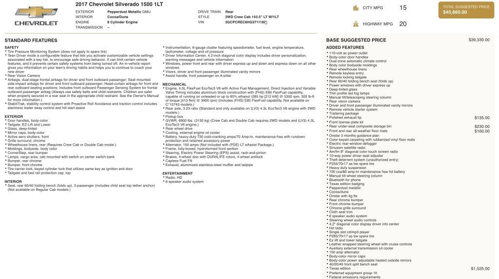 2017 Chevrolet Silverado 1500 Image 10