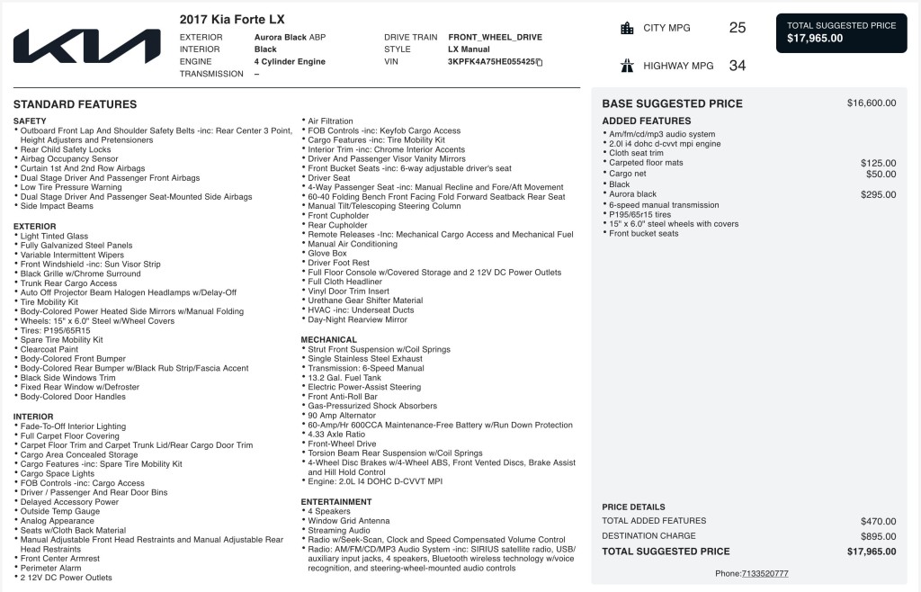 2017 Kia Forte Image 11