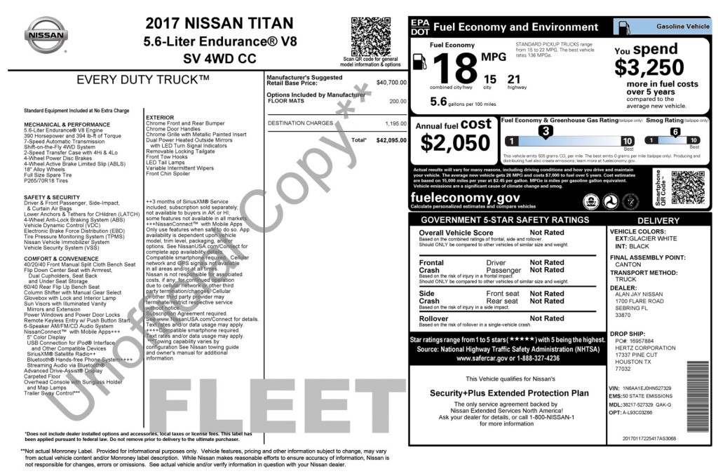 2017 Nissan Titan Image 1