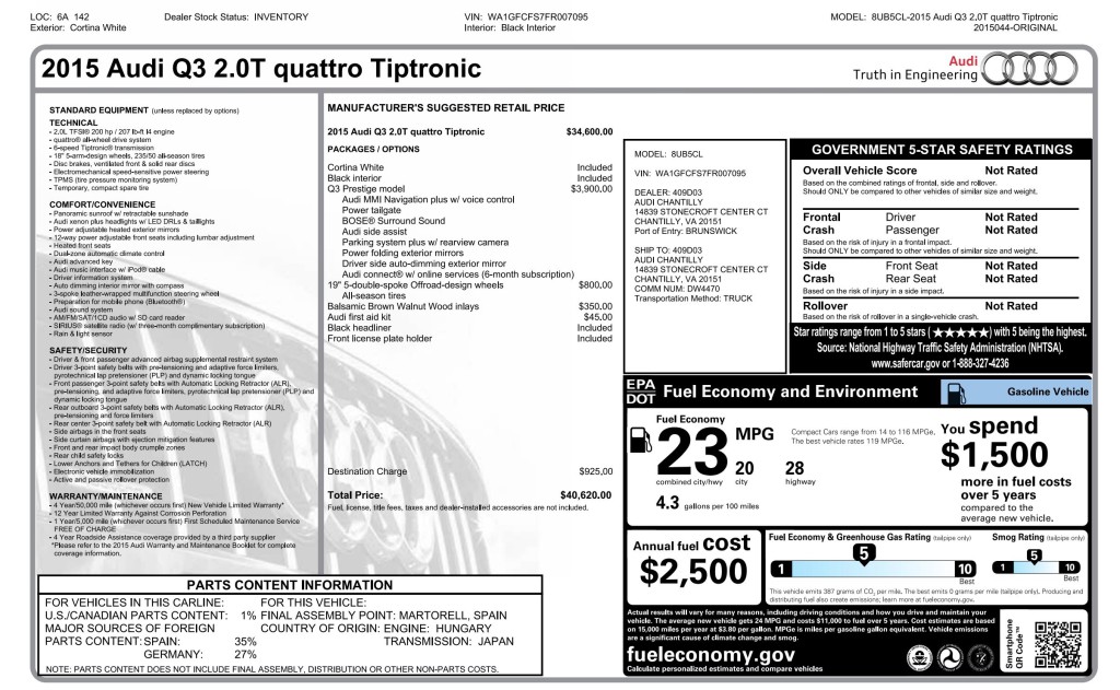 2015 Audi Q3 Image 7