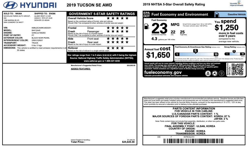 2019 Hyundai Tucson Image 11