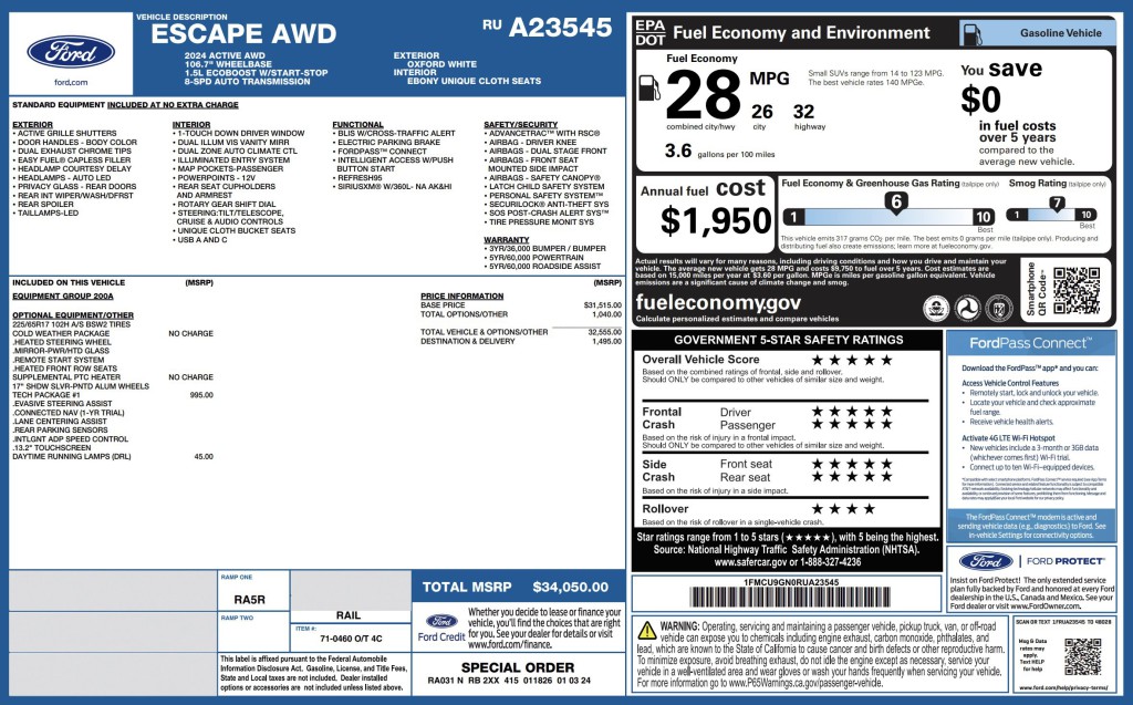 2024 Ford Escape Image 11